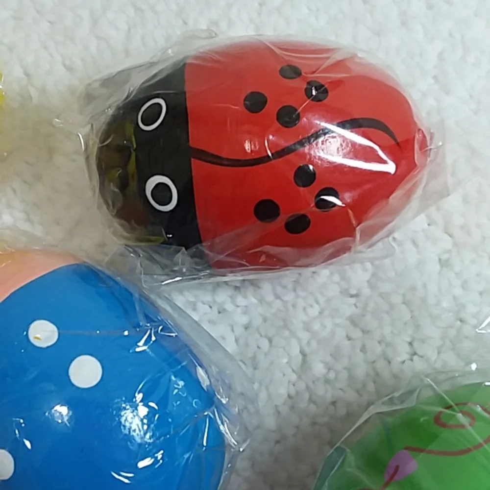 Kids Wooden Easter Egg Shakers - Picture 6 of 6